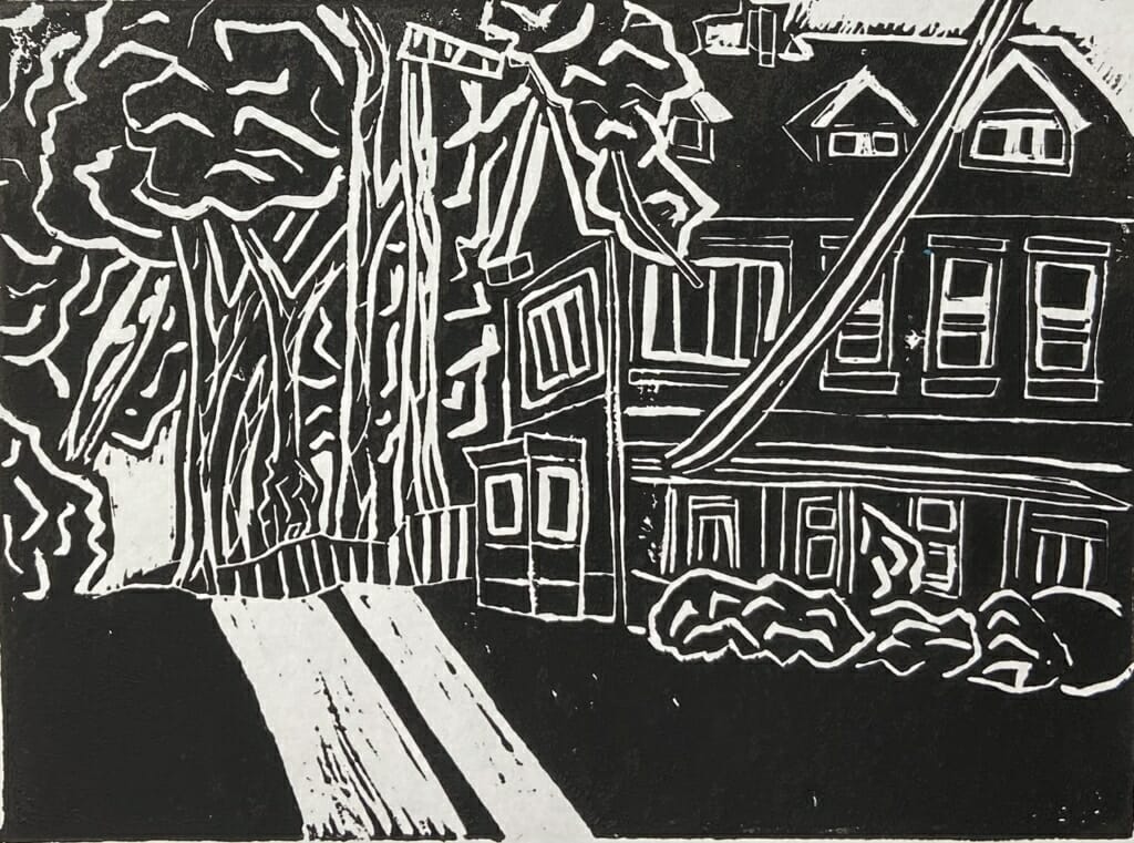 Jakelin Canas, The House with Lots of Trees Penn Wood High School